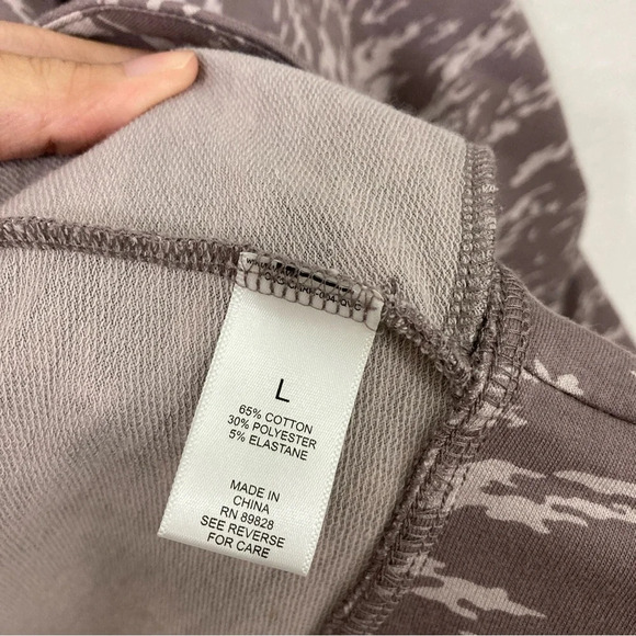 LOGO by Lori Goldstein Brown Gray Soft Stretch Knit Blazer Size Large - Picture 8 of 10